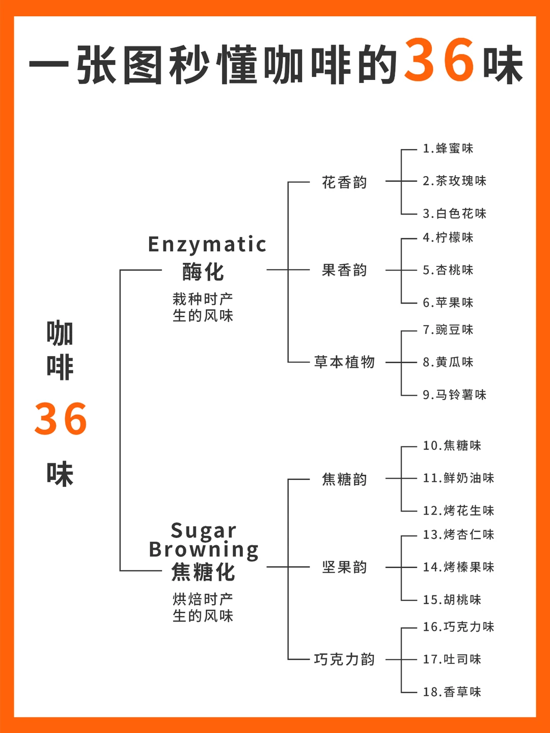 咖啡的香气有多丰富❓秒懂咖啡的36种味道