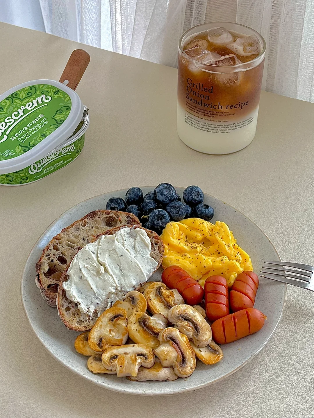 ☀️工作日简单早餐｜拼拼凑凑的硬欧早餐盘