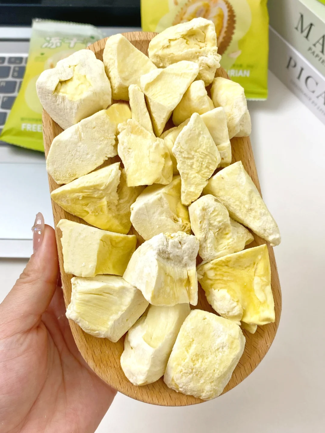 终于找到这种口感的冻干榴莲了！！