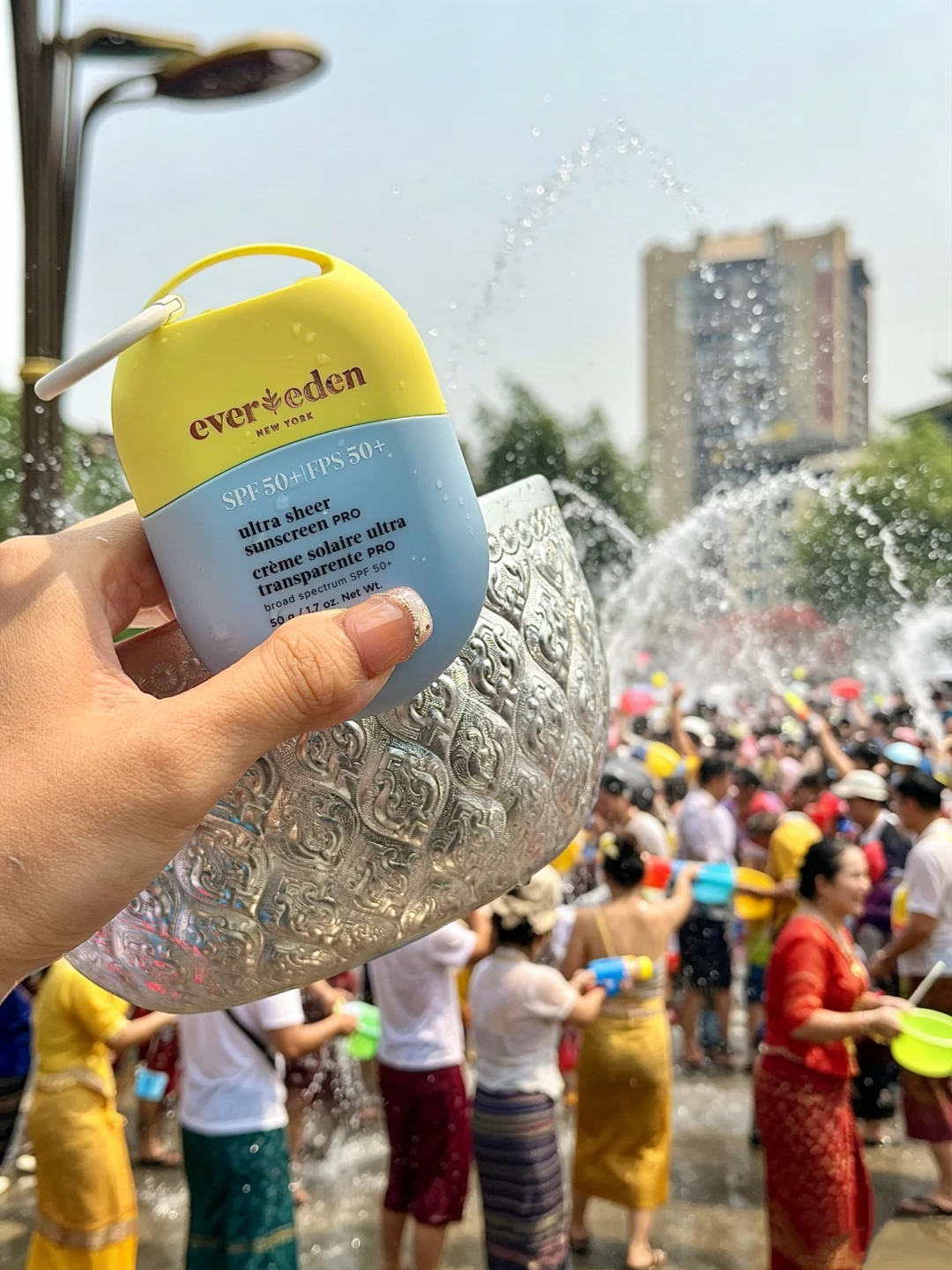能扛住版纳泼水节的儿童防晒出现了…… 今年带娃出来过泼水节完美通关啦✌...
