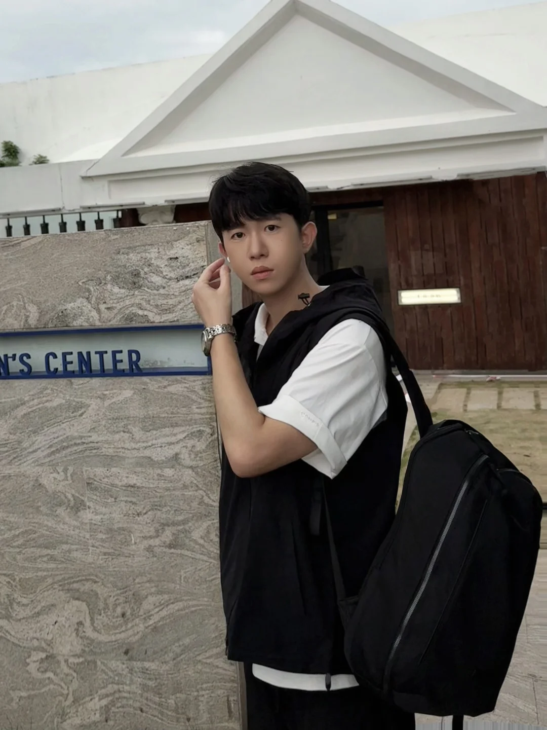 厦门不在书店📖韩系松弛感ins博主穿搭