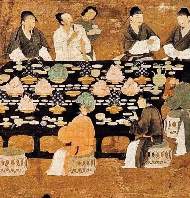 赵构去臣子家吃顿饭，有多奢华？

南宋周密的《高宗幸张府节次略》，把菜单完整记了