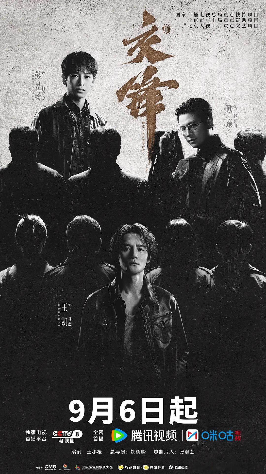 《交锋》姚晓峰总导演，王小枪编剧，张翼芸总制片人，王凯、周依然、欧豪、彭昱畅领衔主演，成泰燊、齐欢、邱天、吴启华、吴越、岳旸、高鑫、高捷、祖峰、董勇特别出演，谷嘉诚、周放、梁永棋出演的当代涉案剧。该剧由一宗世纪之交的泄密大案而起，讲述了二十世纪九十年代末，闽州市国家安全局一对性格 ​