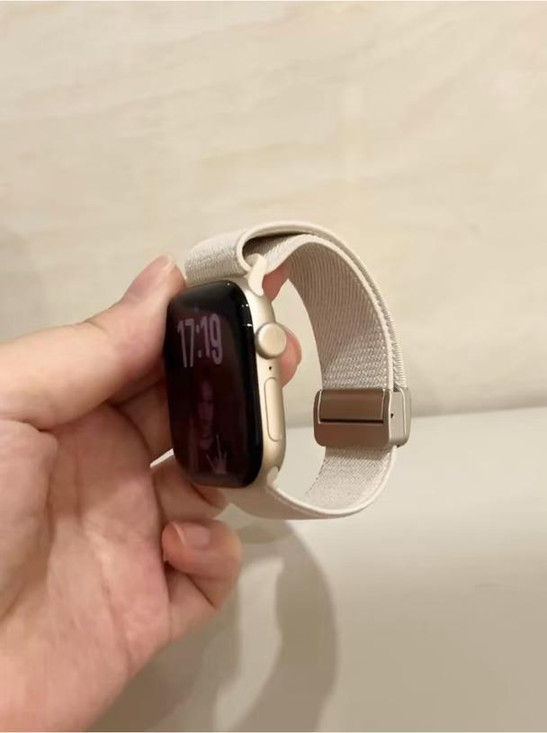 🤍真的有被这个浅金iwatch美到…