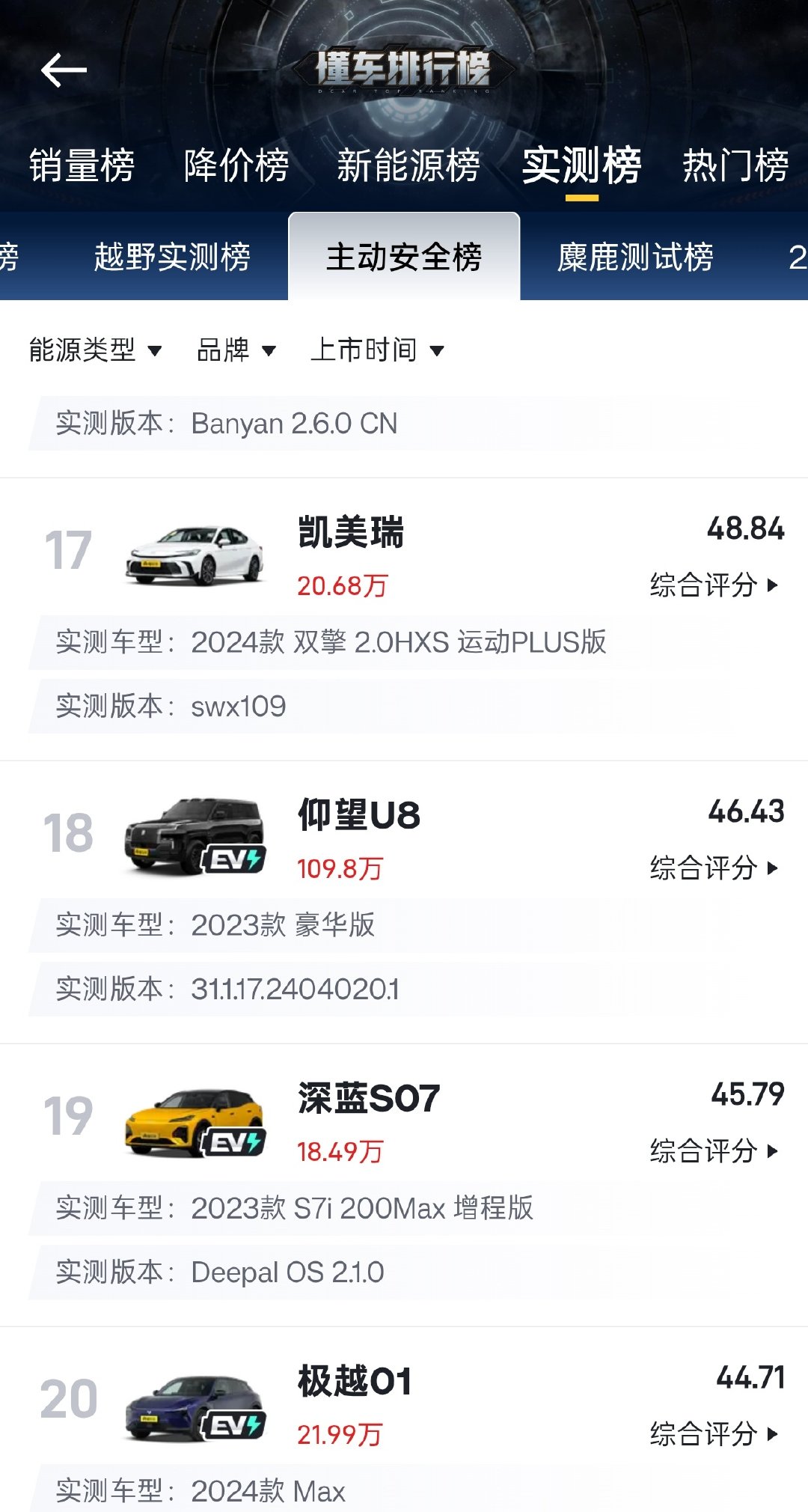 假如懂车帝老板邀约你，他驾驶凯美瑞与你的U8正面120对撞就问你怕不怕？？？ ​
