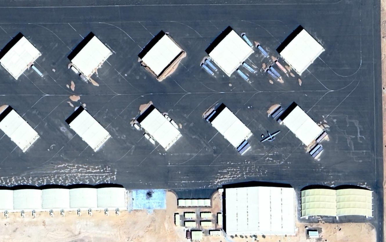 阿联酋库萨维拉空军基地，翼龙II型无人机在此进行作战行动。 ​