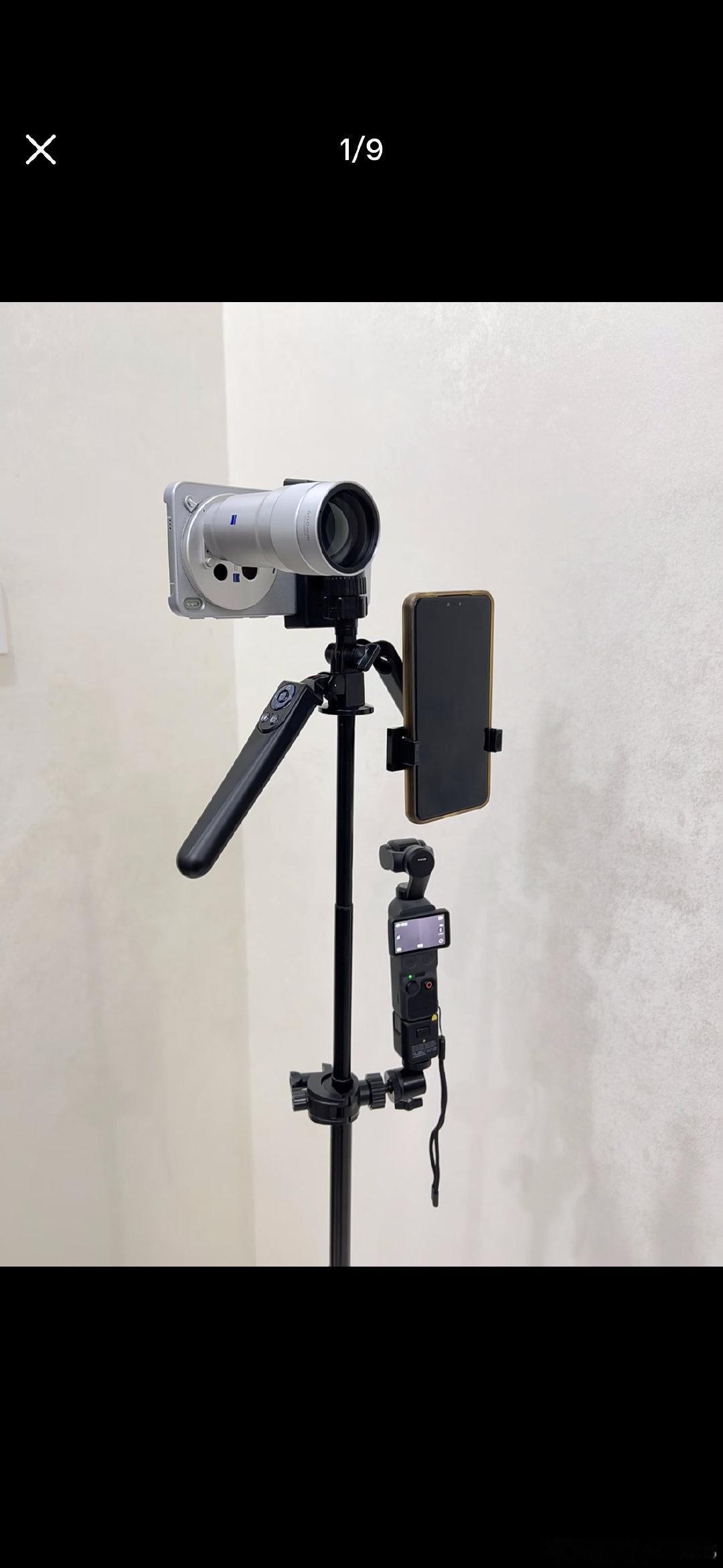 [超话]  大疆4p➕vivox200u和增距镜➕富途宝支架人均155...