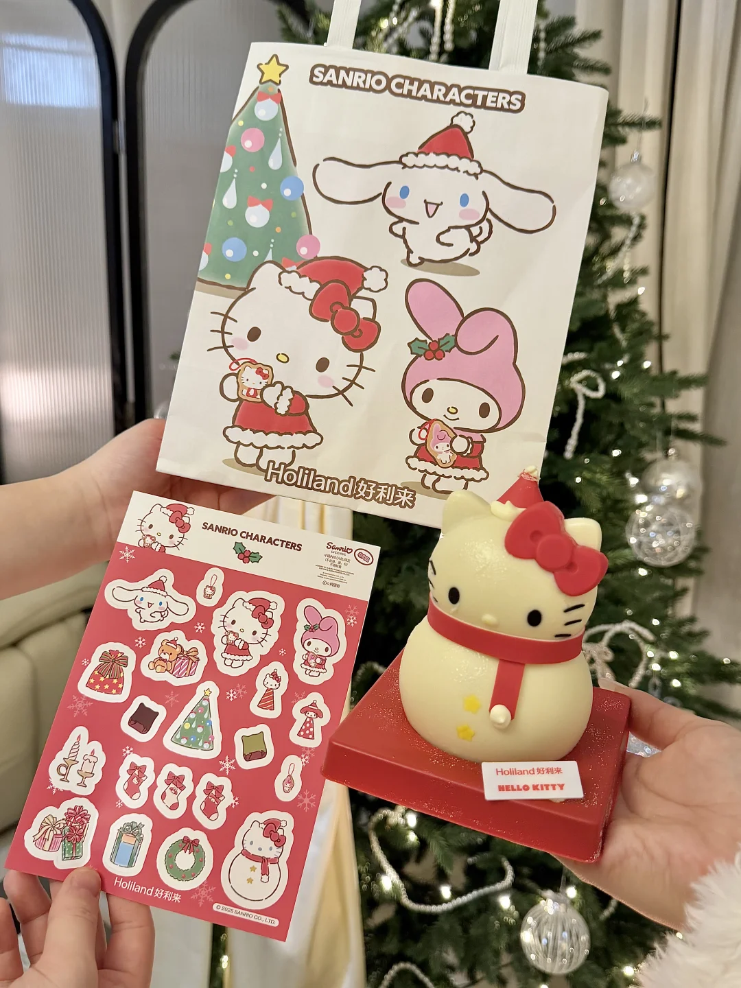 好闺蜜！圣诞节请给我买这个hellokitty蛋糕