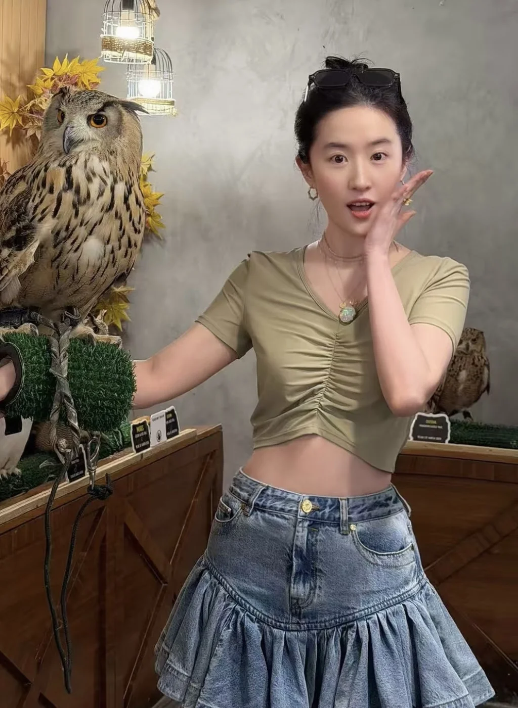 素颜的刘亦菲也太嫩太可爱了吧！