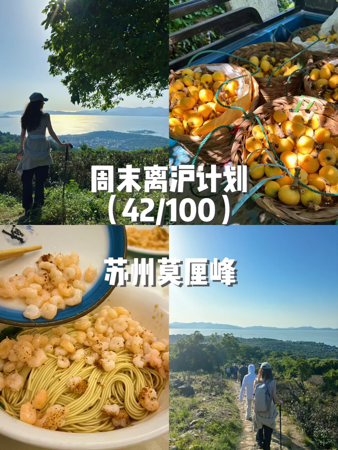 5月最佳徒步路线！登太湖第一峰，嗦面吃枇杷！