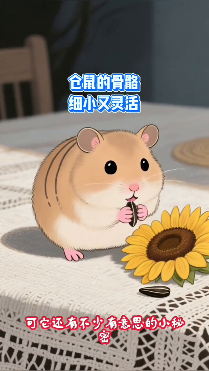 仓鼠摊平原来是信任你。
好多人都养过仓鼠，看着软乎乎的，可它还有不少有意思的小秘