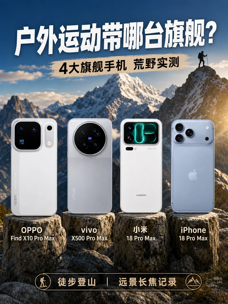 户外运动时，这四台旗舰哪台扛得住折腾