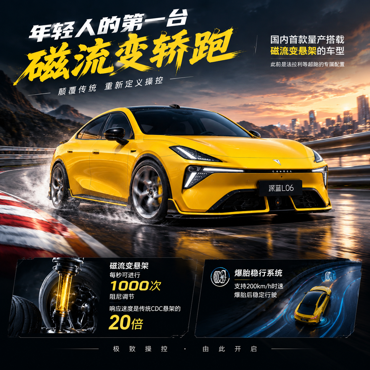 L06年轻人首台磁流变轿跑，值得冲？
