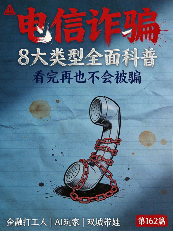 8种电信诈骗看完再也不会被骗