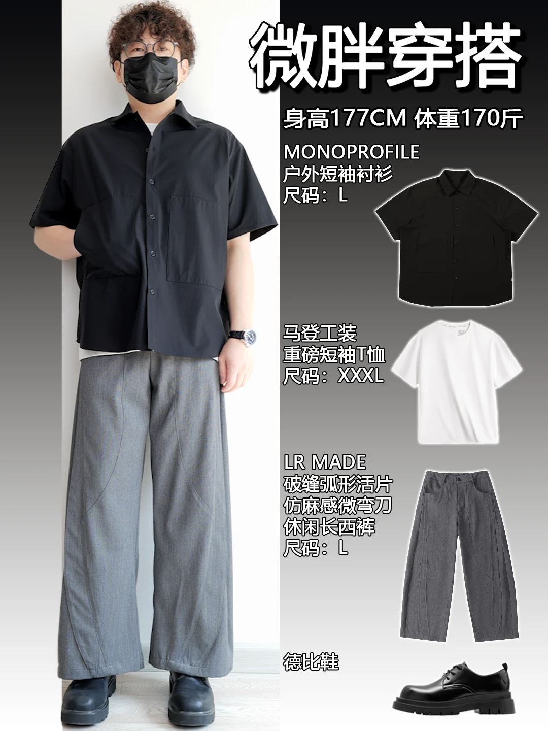 男生夏季通勤穿搭丨专业稳定靠谱！