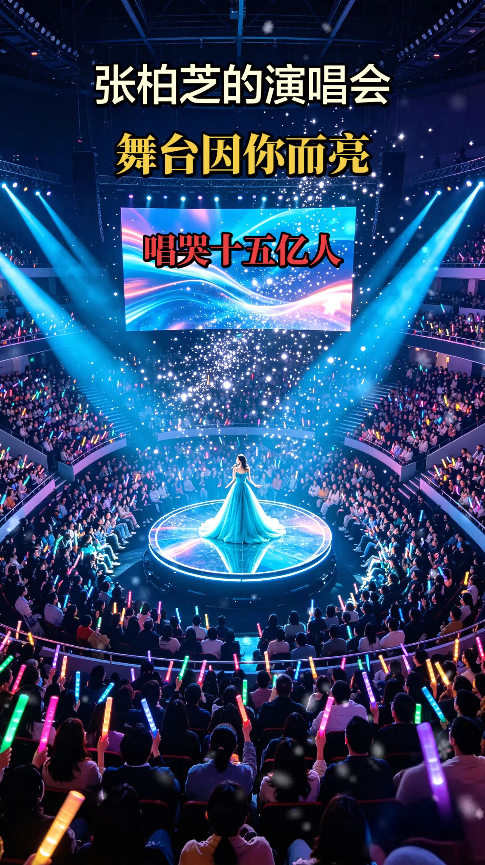 张柏芝演唱会令人心跳的舞台 现场氛围太燃了 万人星空演唱会 演唱会开场震撼全场