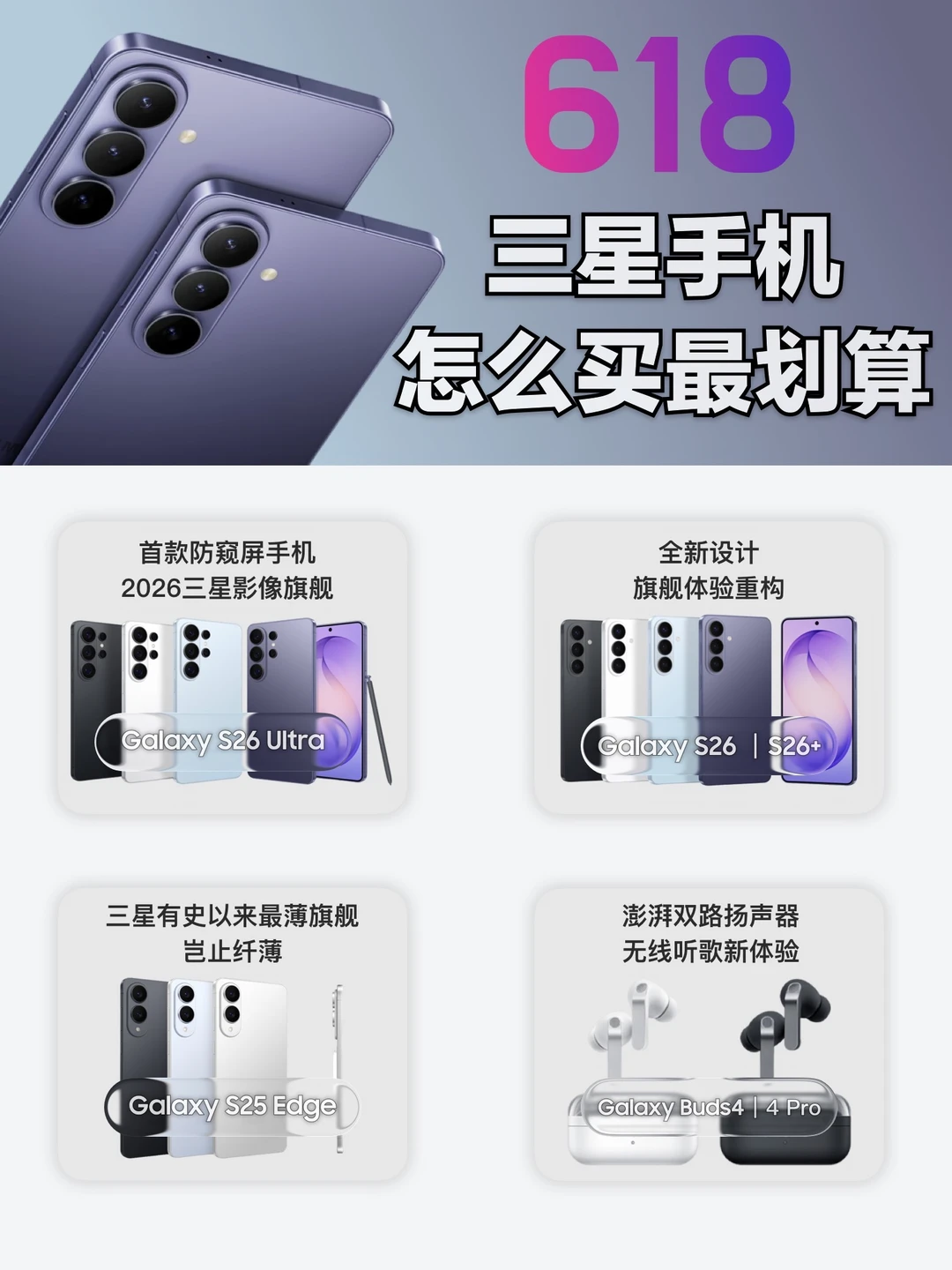 三星手机618怎么选超划算❓看这篇就够了❗
