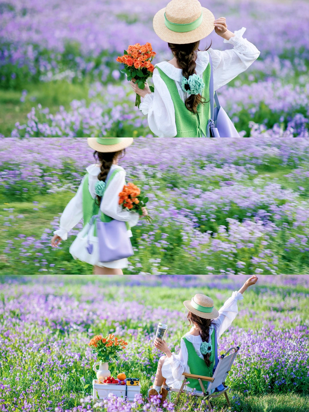 试过了！花海野餐这样拍出氛围感|附调色
