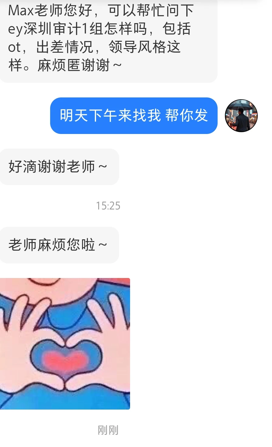 安永审计一组如何?听说还不错?