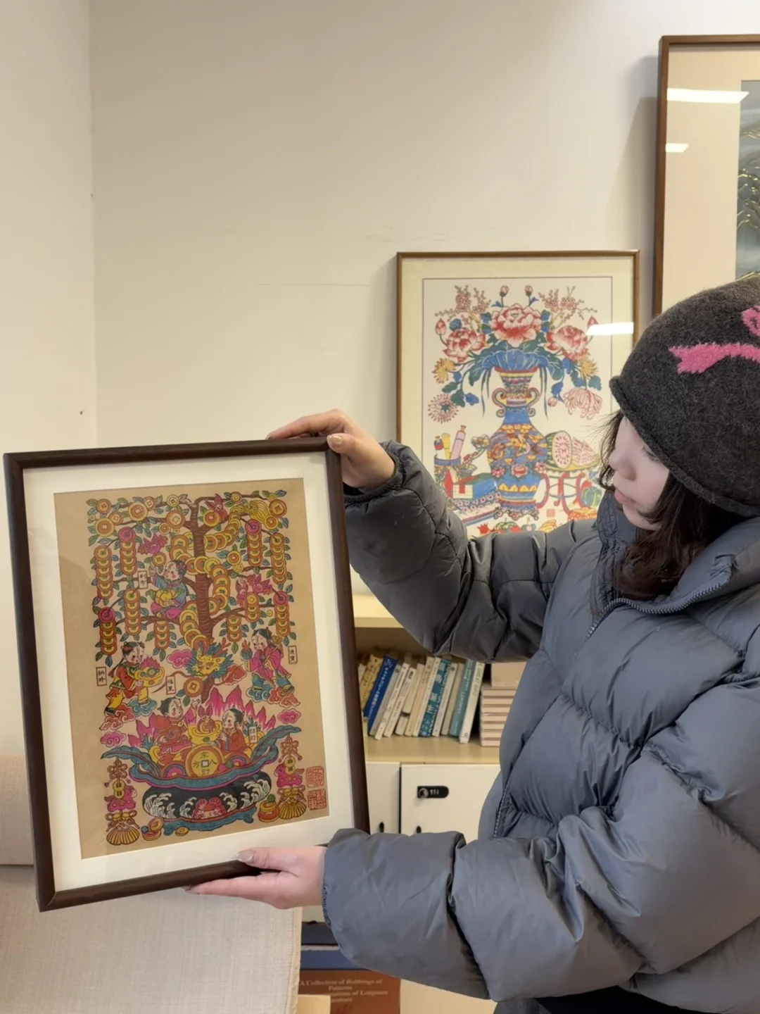 适合新年的挂画，再等真没有了..