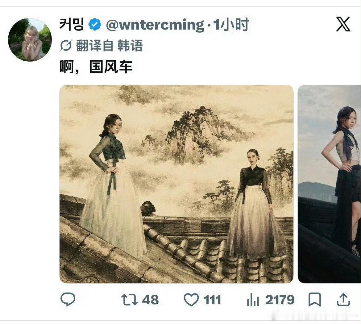 #柳智敏金玟庭首尔广告疑文化挪用#两个小偷 ​