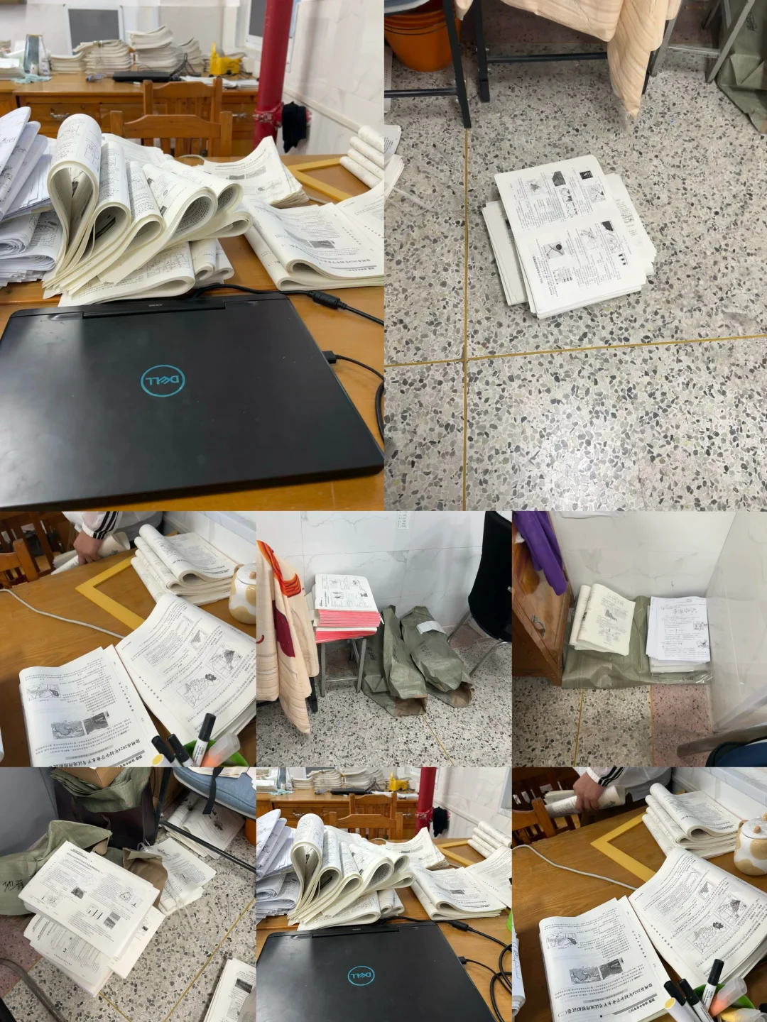 中考老师的日常