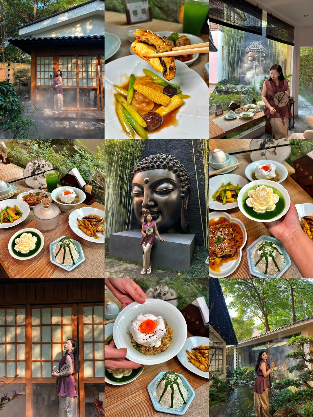 藏在航洋的春雨初霁，把中式素食吃出仪式感