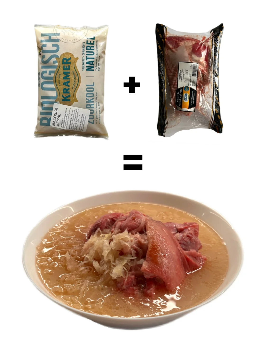 假装在东北吃锅酸菜炖猪肘子