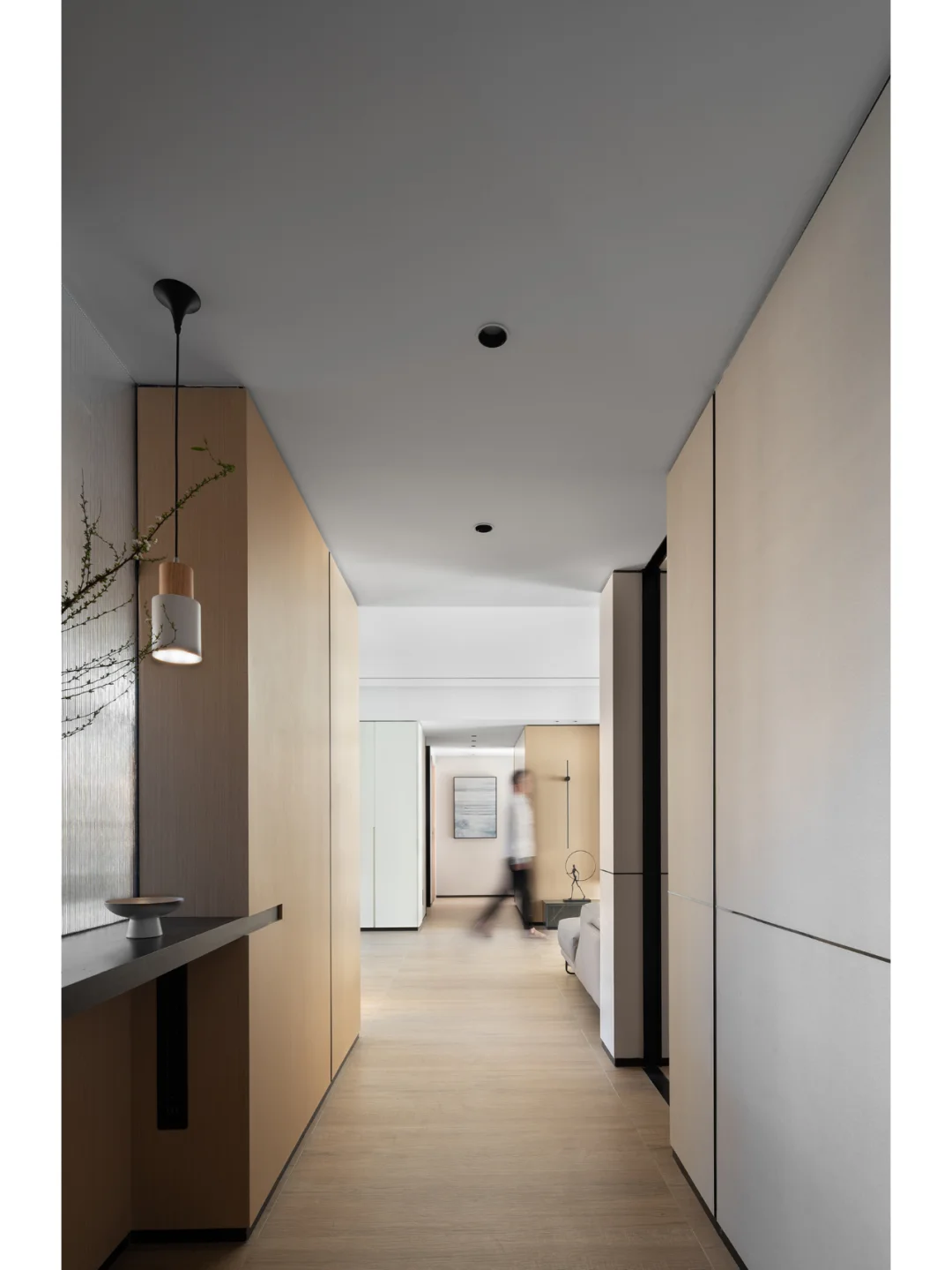 120㎡开放厨房+岛台设计，极致简约现代美感