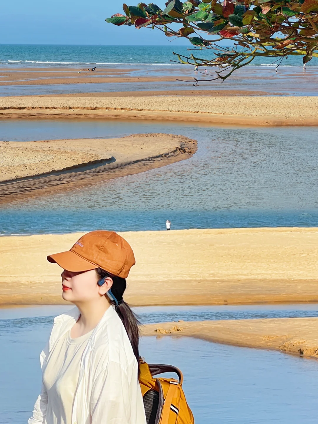 海口旅行露营|人少绝美海岸线有河流有大海