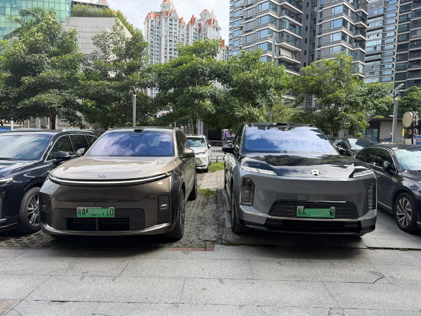 我提了L9 livis，隔壁老板提的ES9，我们每天辩论谁的车更好，谁都不服谁，周末跟他换车开两天
[无聊][无聊] ​