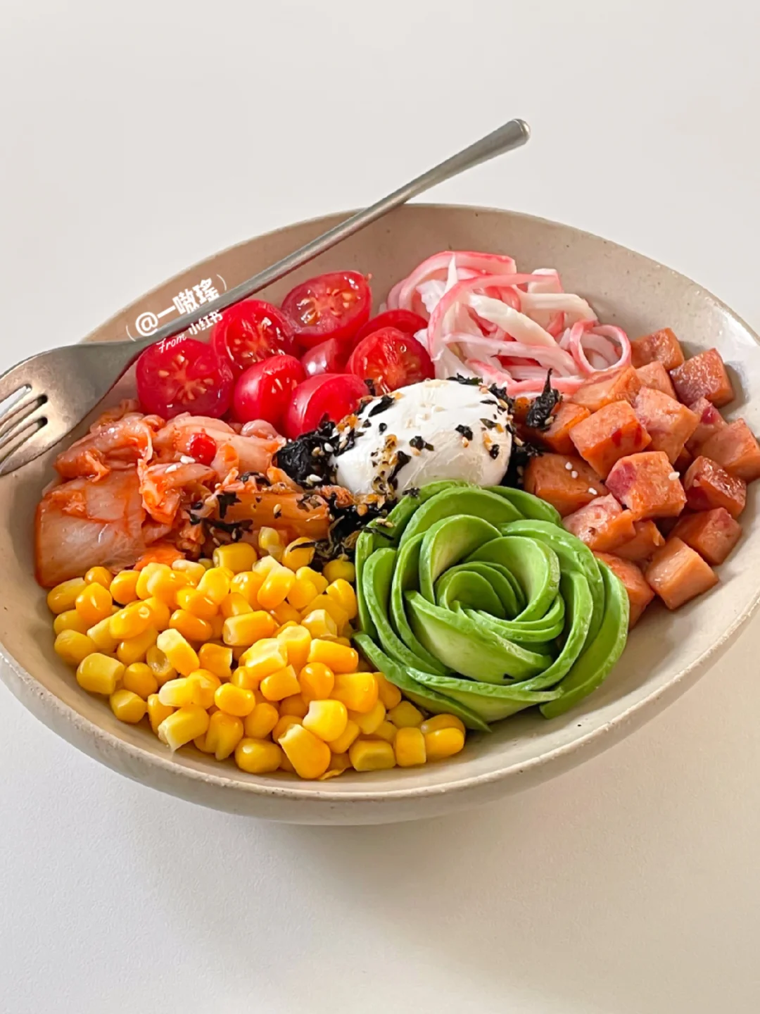 一人食Brunch🍴｜无米牛油果波奇饭🥑