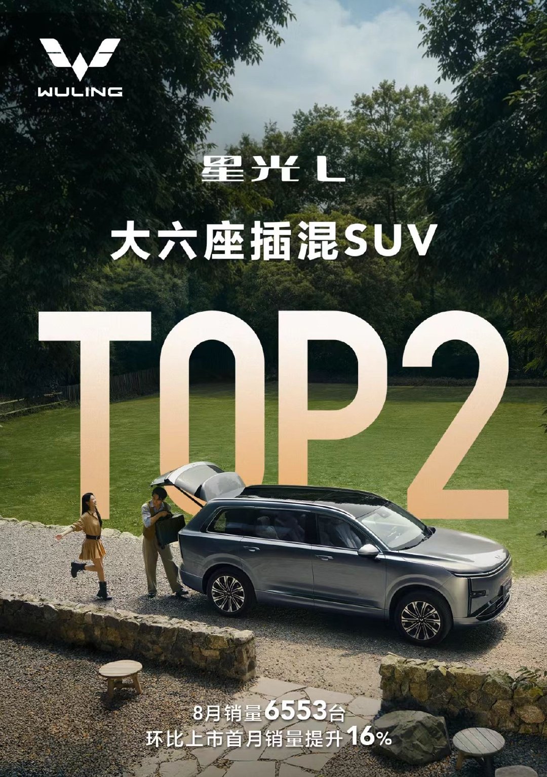 八月#星光L# 在大六座插混SUV销量拍TOP 2
不错不错，星光L我们开了很多次，越级的产品
确实是同级同价里唯一的选择～
#大v聊车# ​