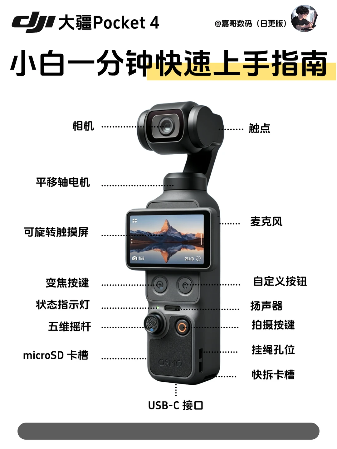 一篇看懂大疆Pocket4！超详细教程来了…