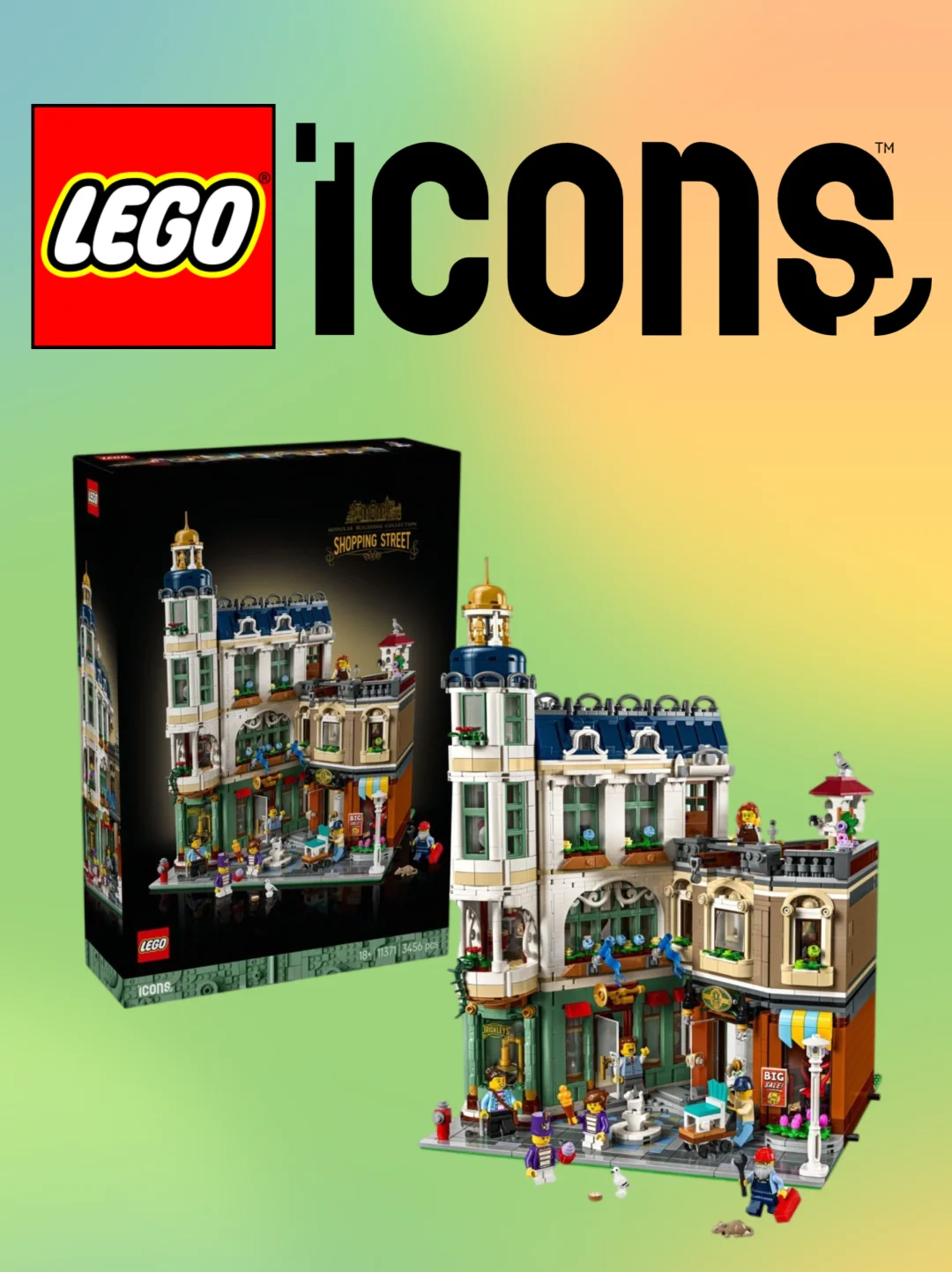 【乐高新品】购物大街街景它终于来啦！