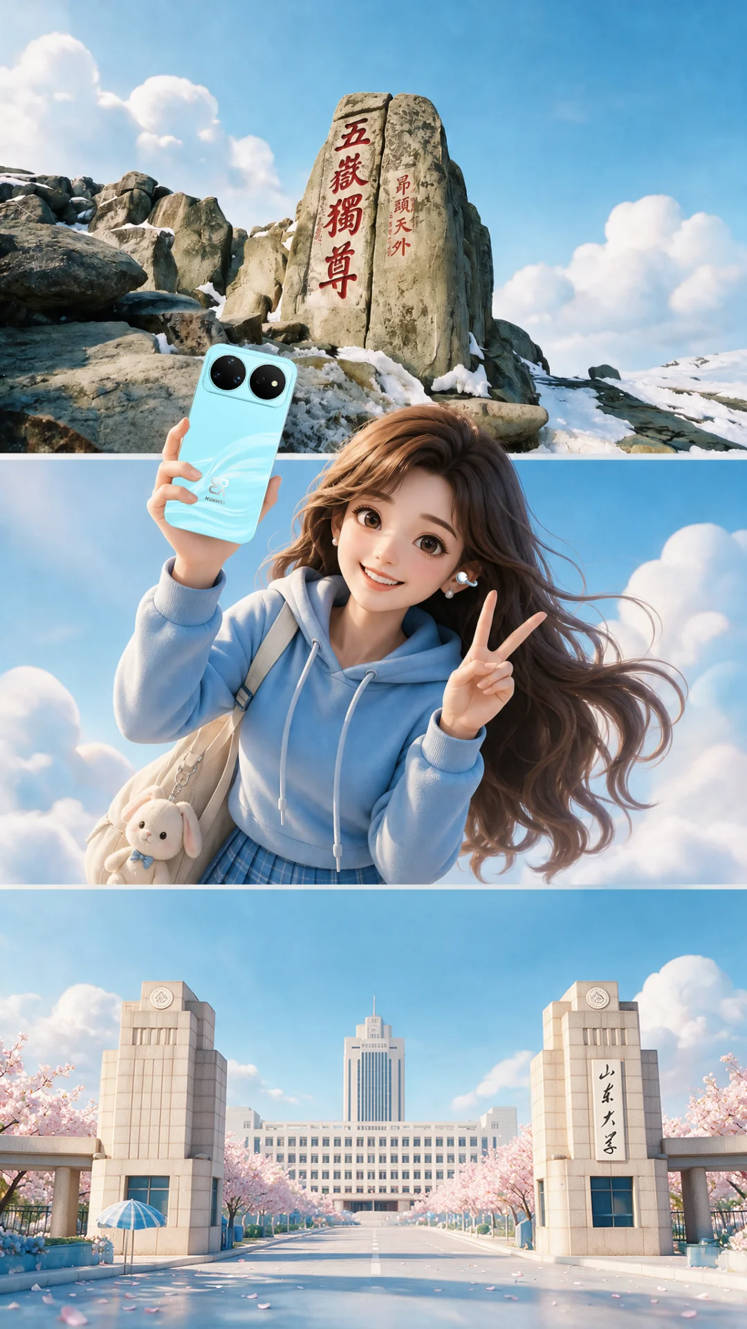 📸用nova 16 Pro来和你的学校合张影吧！