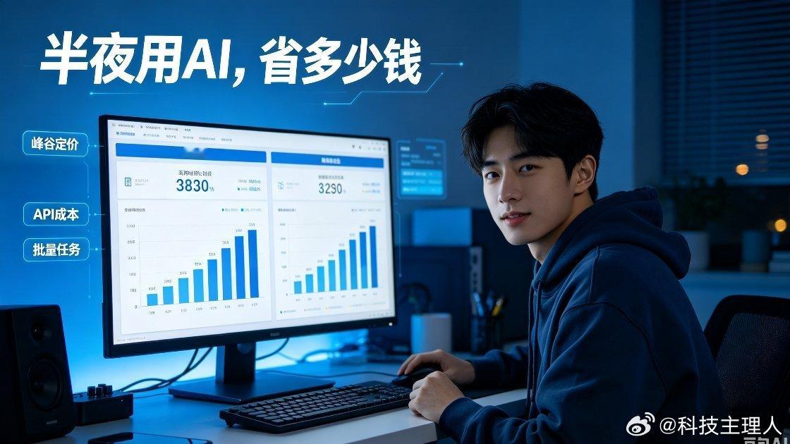 #你会为省钱半夜用AI吗# 8月17日起DeepSeek API正式启用峰谷定价：每日9:00-12:00、14:00-18:00为高峰时段，计费价格直接翻倍；其余空闲时段价格对折。AI算力开始像水电一样分时计价了。问题来了：你会为了节省成本，把批量任务安排到半夜跑吗？是精打细算，还是迫于成本压力无可奈何？欢迎聊聊。 ​