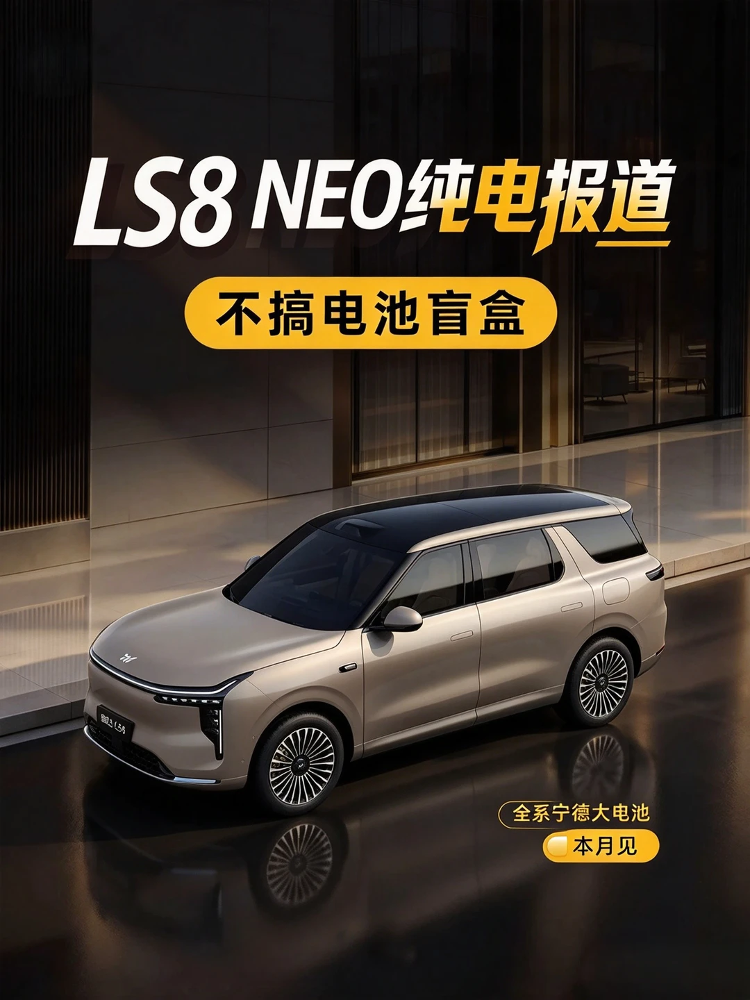 全系宁德，LS8纯电本月报到