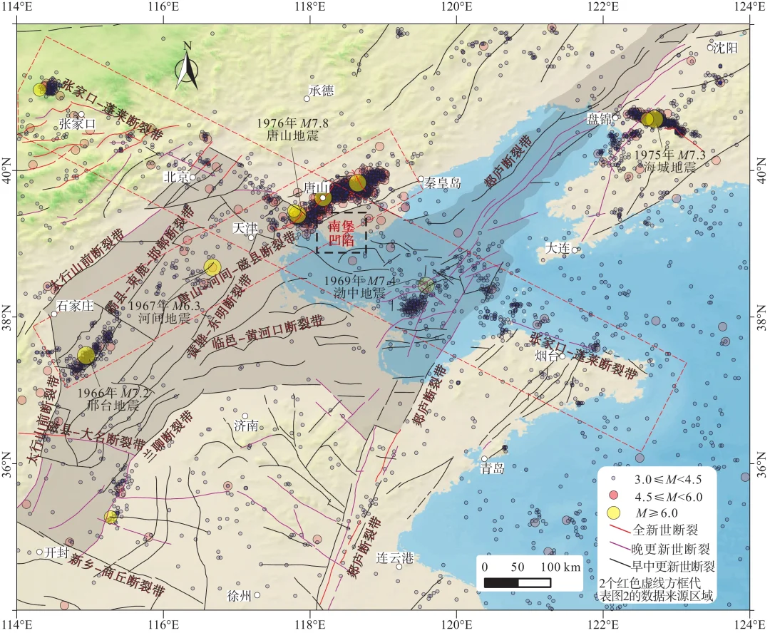 华北平原三条主要断裂带（家乡科普）