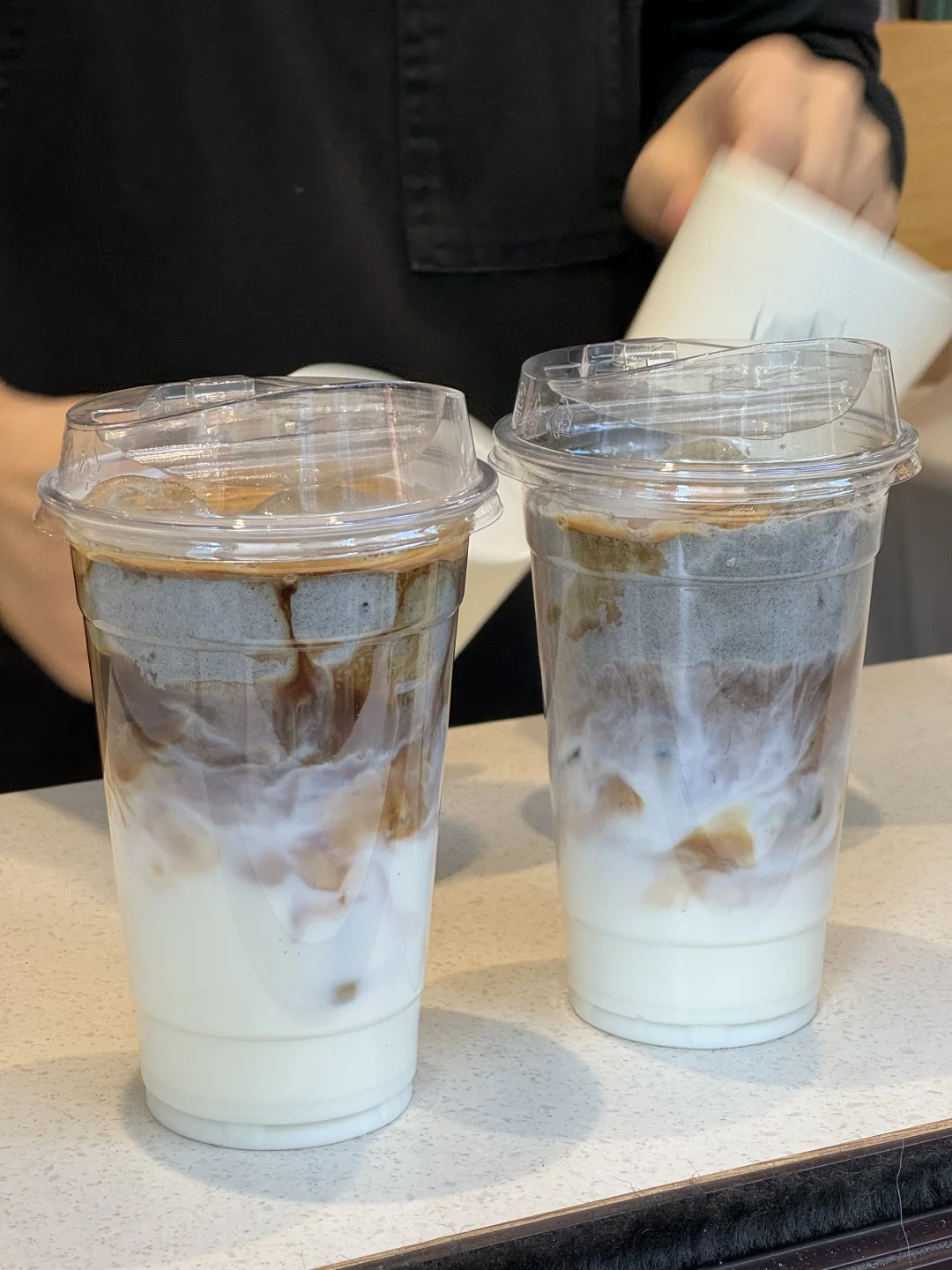 釜山海云台极品黑芝麻拿铁！！！