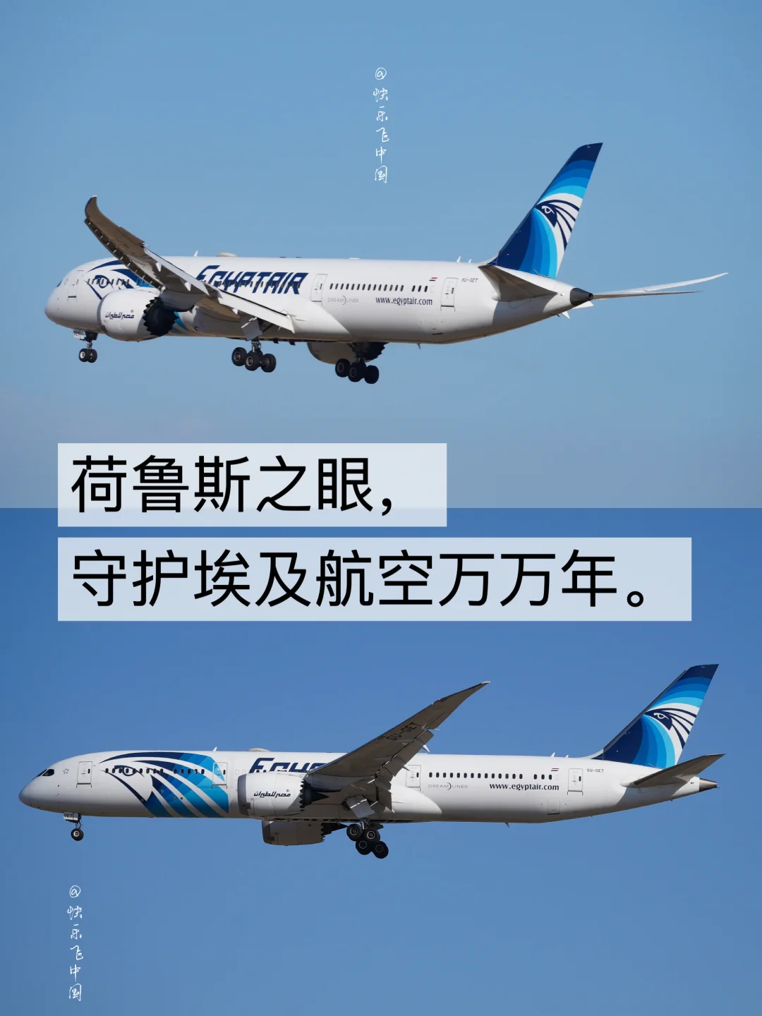 荷鲁斯之眼‌，守护埃及航空万万年。