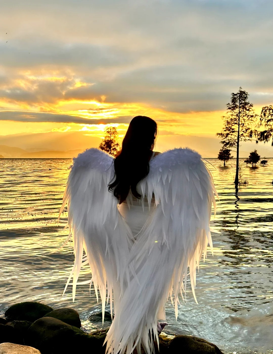 25.11.17大理洱海日出拍摄，模特小姐姐太美       今天摄影...