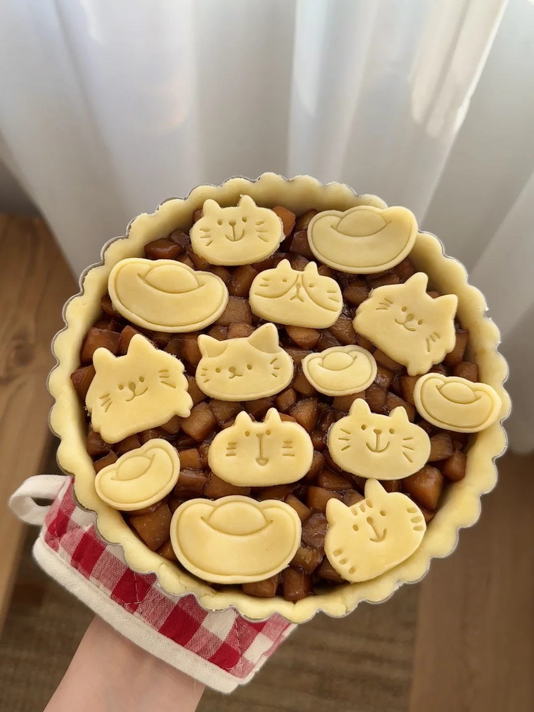 小猫红糖肉桂苹果派🍎