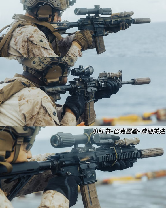 马润步枪手，第22马润远征特战部队在训练