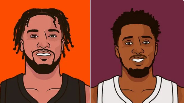 优势在我！布伦森季后赛对阵米切尔战绩为10胜3负  NBA季后赛，尼克...