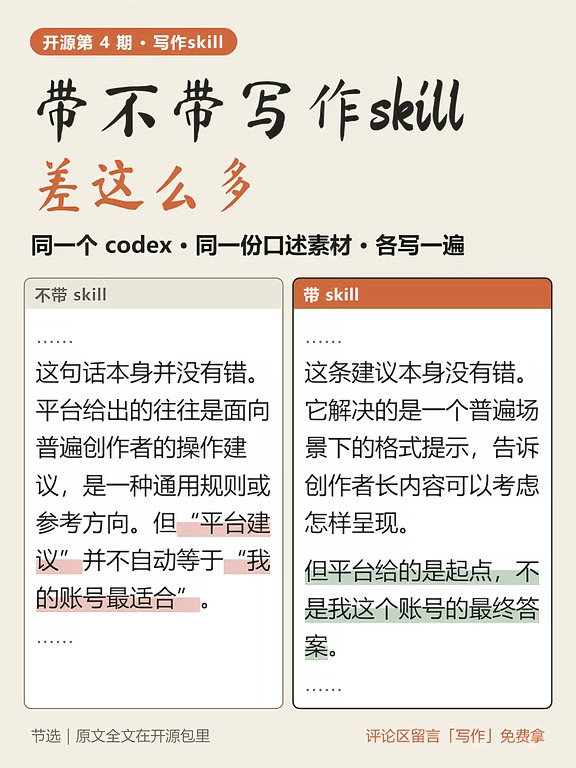 同一篇长文写2遍，没想到差这么多