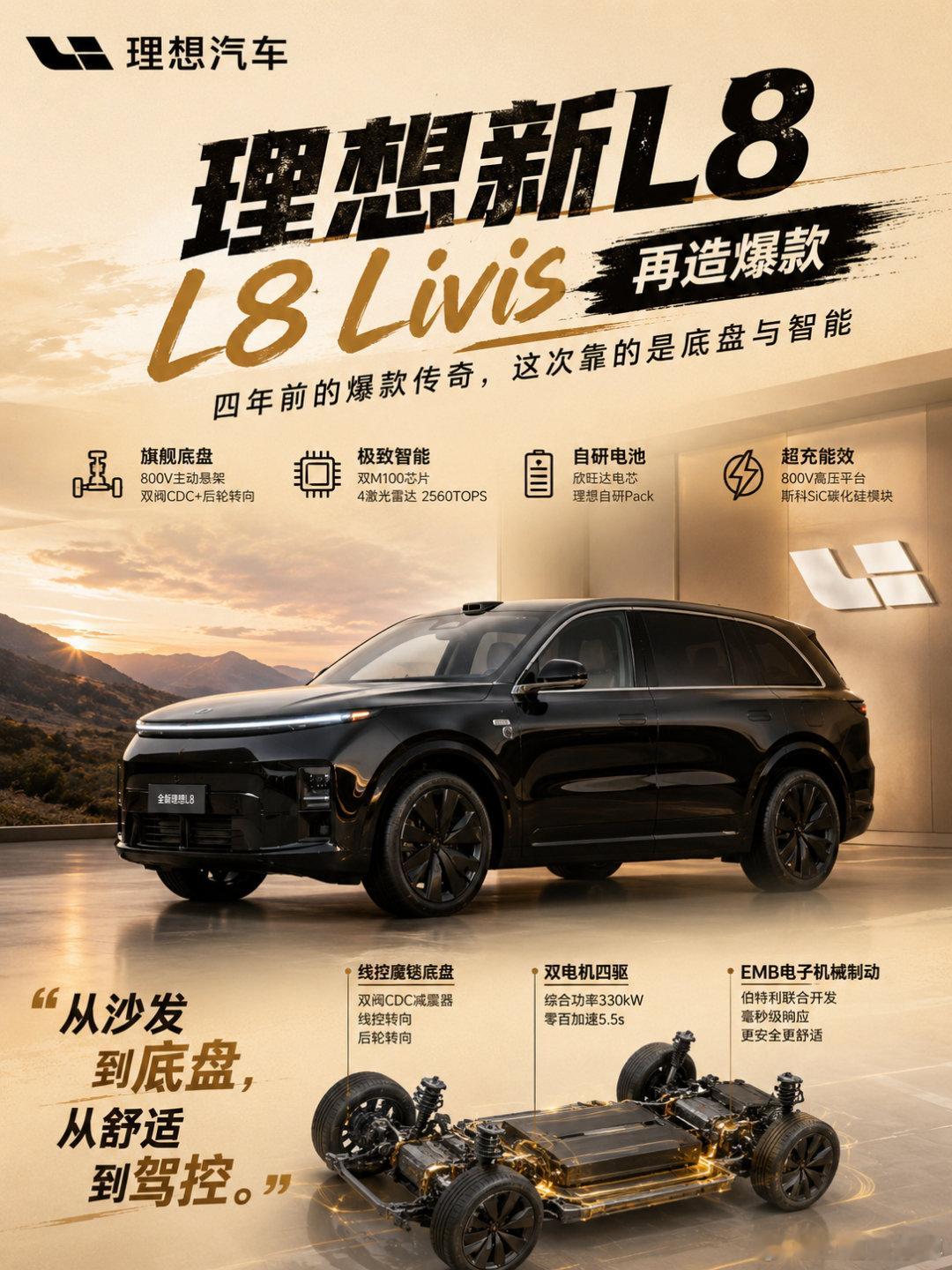 理想新L8今晚上市：四年前的那记爆款，理想想再复刻一次，但这次靠的不是...