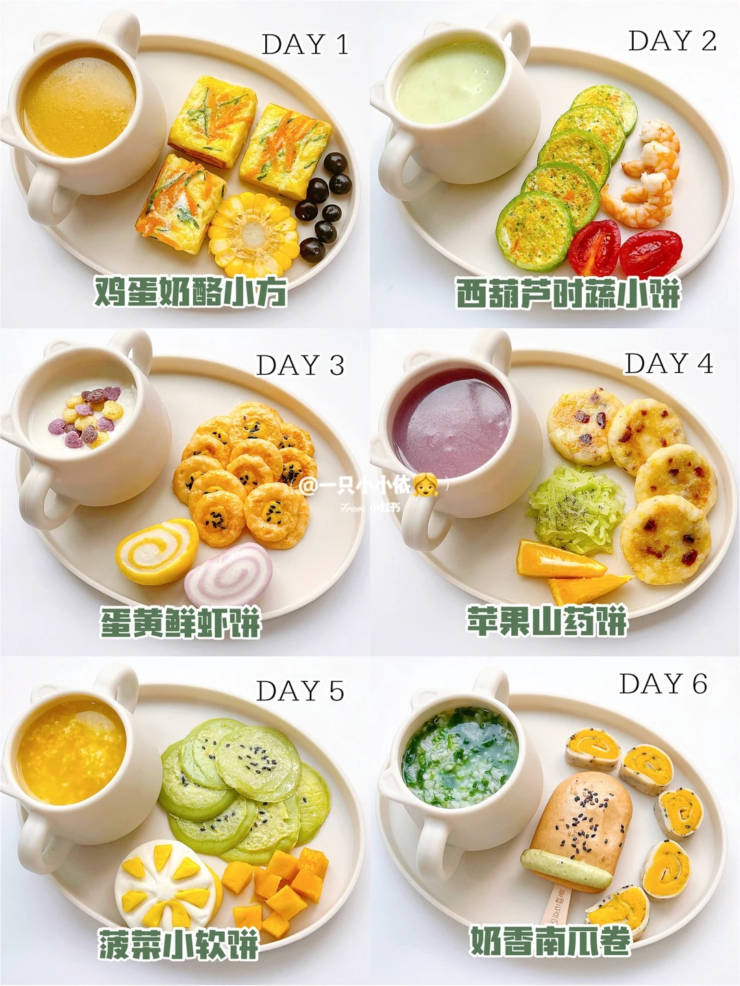 10M+辅食｜宝宝快手早餐合集，营养手指食物