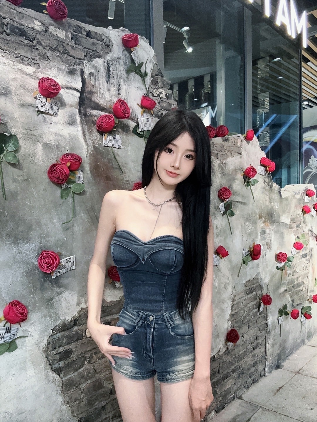 美女一上线，迷倒一大片🩶