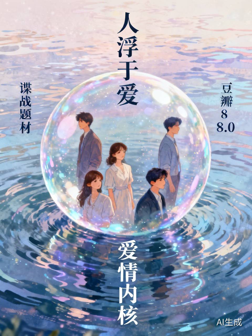 最近找《人浮于爱》资源找得头都大了，翻了好几个站点发现进度差得还挺多。
智心影院那边更到12集，挂的是夸克资源，豆瓣开分8.0，标注是谍战题材，徐辅军导演带杨祐宁、邵雨薇、范少勋、宋芸桦这群人演的，改编自侯文咏的同名小说。转头刷VS影院才发现人家都更完14集直接完结了，剧情根本不
